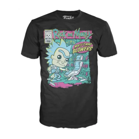 Camiseta funko series tv rick &