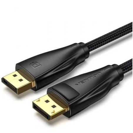 Cable DisplayPort 1-4 8K Vention HCCBH- DisplayPort Macho - DisplayPort Macho- 2m- Negro