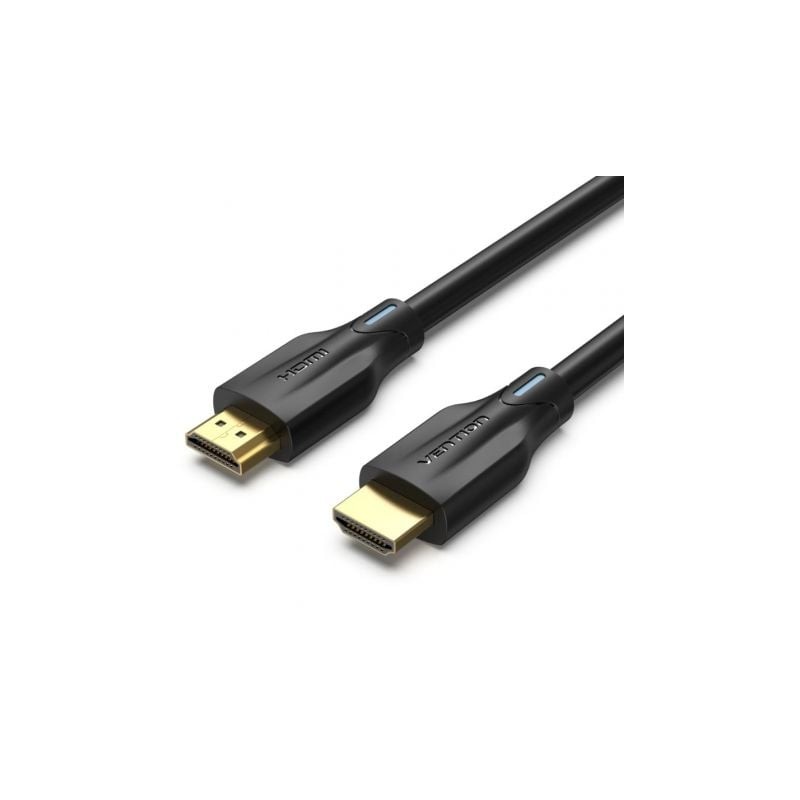 Cable HDMI 2-1 8K Vention AANBF- HDMI Macho - HDMI Macho- 1m- Negro