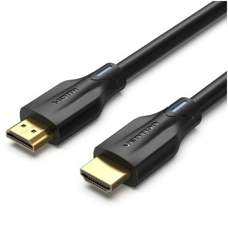 Cable HDMI 2-1 8K Vention AANBH- HDMI Macho - HDMI Macho- 2m- Negro