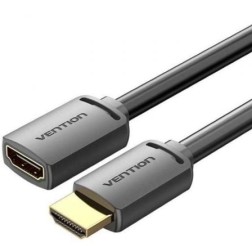 Cable Alargador HDMI 4K Vention AHCBG- HDMI Macho - HDMI Hembra- 1-5m- Negro