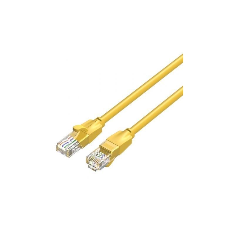 Cable de Red RJ45 UTP Vention IBEYF Cat-6- 1m- Amarillo