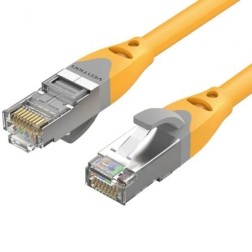 Cable de Red RJ45 SFTP Vention IBHYF Cat-6a- 1m- Naranja