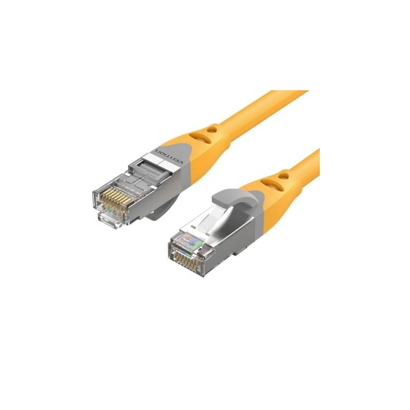 Cable de Red RJ45 SFTP Vention IBHYG Cat-6a- 1-5m- Naranja