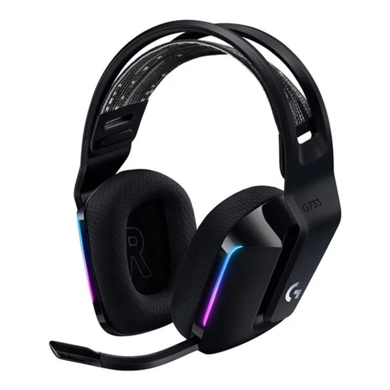 Auriculares Gaming Inalámbricos con Micrófono Logitech G733- Negros