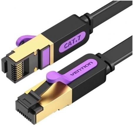 Cable de Red RJ45 SFTP Vention ICDBF Cat7- 1m- Negro