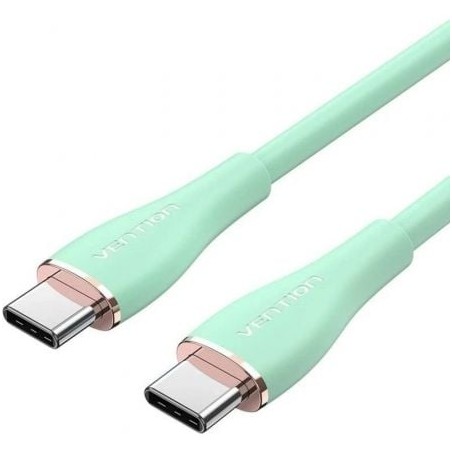 Cable USB 2-0 Tipo-C Vention TAWGF- USB Tipo-C Macho - USB Tipo-C Macho- 1m- Verde