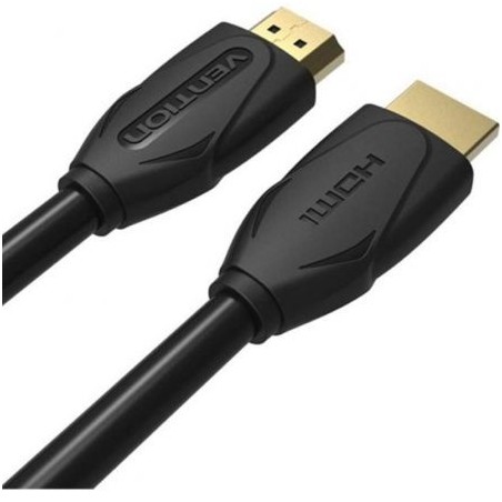 Cable HDMI 2-0 4K Vention VAA-B04-B200- HDMI Macho - HDMI Macho- 2m- Negro