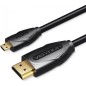 Cable HDMI Vention VAA-D03-B100- HDMI Macho - Micro HDMI Macho- 1m- Negro