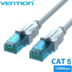 Cable de Red RJ45 UTP Vention VAP-A10-S2500 Cat-5e- 25m- Azul y Blanco