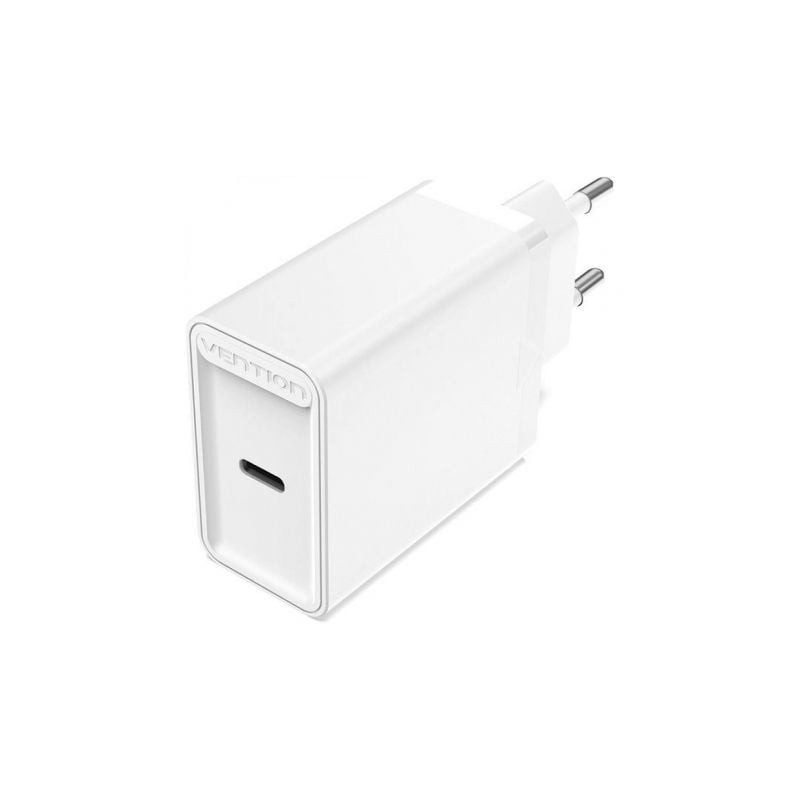 Cargador de Pared Vention FAIW0-EU- 1xUSB Tipo-C- 30W