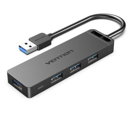 Hub USB 3-0 Vention CHLBD- 4xUSB- MicroUSB PD- 50cm