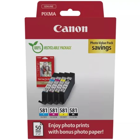 Multipack canon cli 581 bk c