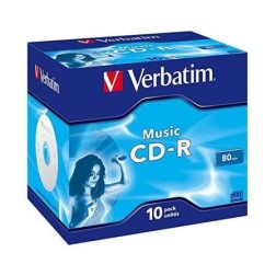 CD-R Verbatim Music 16X- Caja-10uds