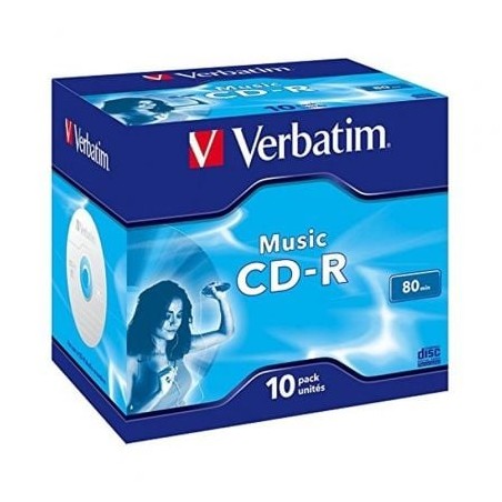 CD-R Verbatim Music 16X- Caja-10uds