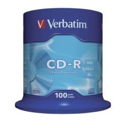 CD-R Verbatim Datalife 52X- Tarrina-100uds