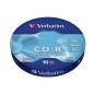 CD-R Verbatim Datalife 52X- Tarrina-10uds