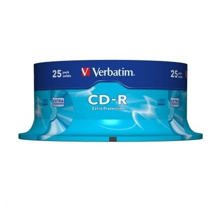 CD-R Verbatim Datalife 52X- Tarrina-25uds