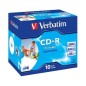 CD-R Verbatim AZO Imprimible 52X- Caja-10uds