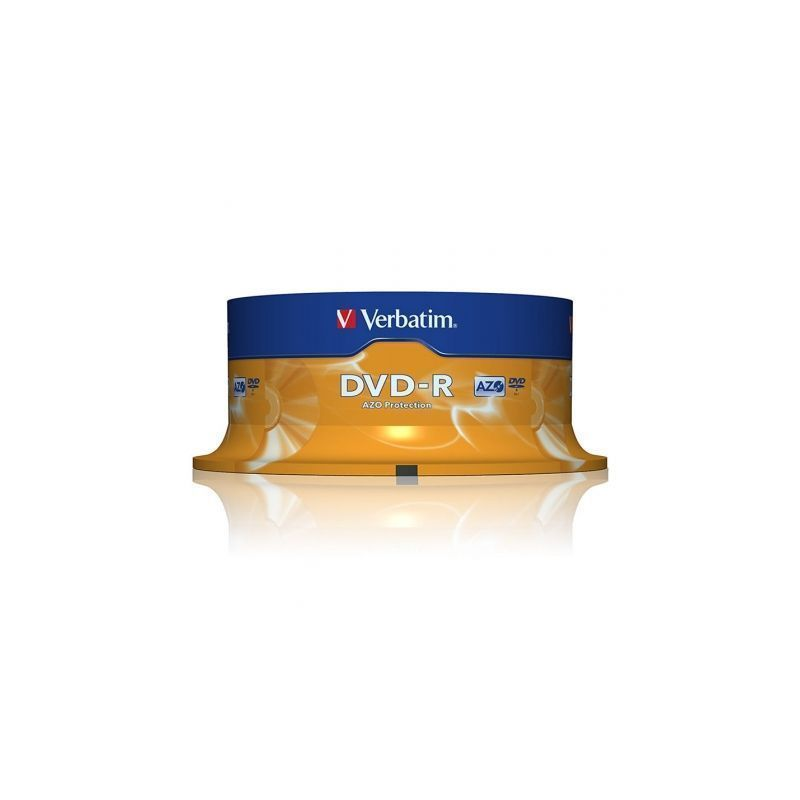 DVD-R Verbatim Advanced AZO 16X- Tarrina-25uds