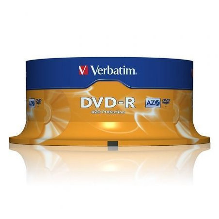DVD-R Verbatim Advanced AZO 16X- Tarrina-25uds