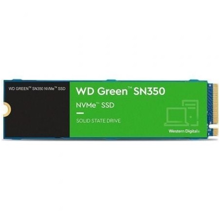 Disco SSD Western Digital WD Green SN350 2TB- M-2 2280 PCIe- Full Capacity