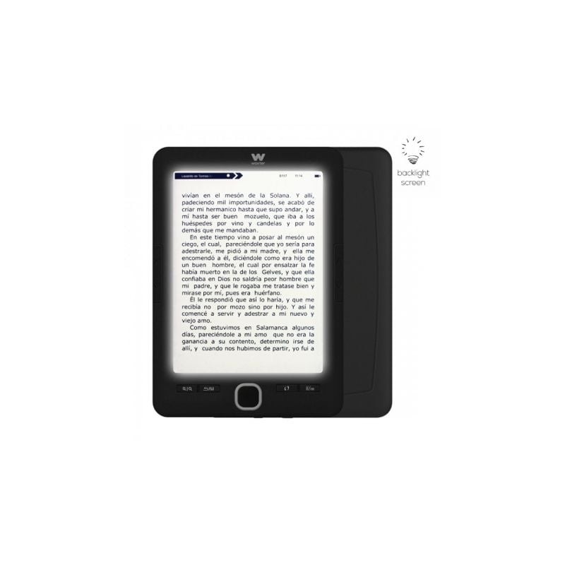 Libro Electrónico Ebook Woxter Scriba 195 Paperlight Black- 6"- Tinta Electrónica- Negro