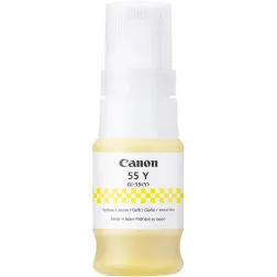 Botella tinta canon gi - 55 ink amarillo