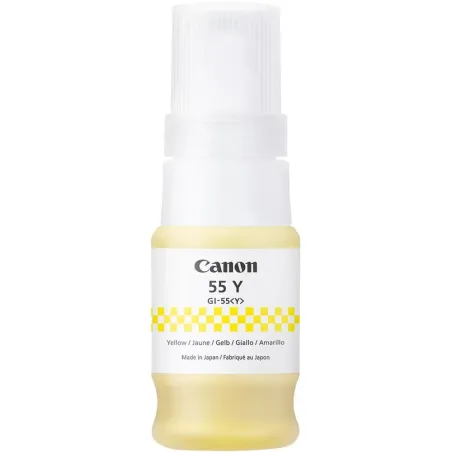 Botella tinta canon gi - 55 ink amarillo
