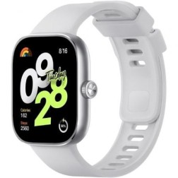 Smartwatch Xiaomi Redmi Watch 4- Notificaciones- Frecuencia Cardíaca- GPS- Plata