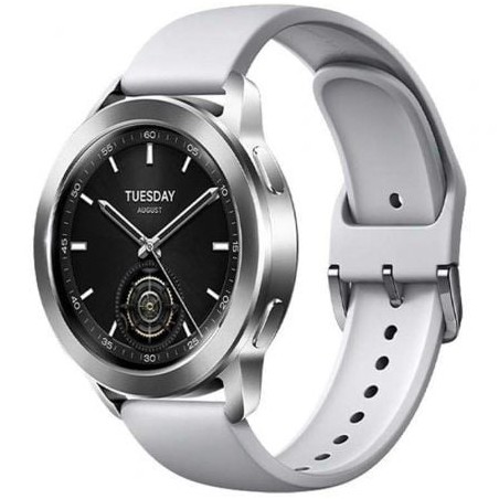 Smartwatch Xiaomi Watch S3- Notificaciones- Frecuencia Cardíaca- GPS- Plata