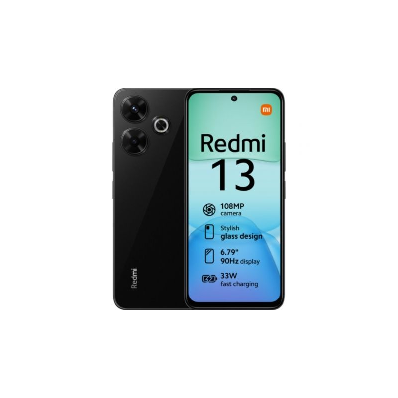 Smartphone Xiaomi Redmi 13 6GB- 128GB- 6-79"- Negro Medianoche