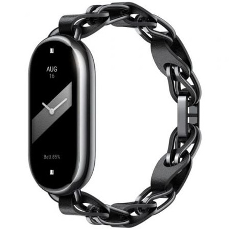 Pulsera Cadena para Smartband 8 Xiaomi Chain Strap Band- Negro