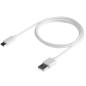 Cable USB Tipo-C Xtorm CE004- USB Tipo-C Macho - USB Macho- 1m- Blanco