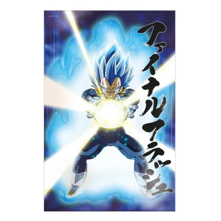 Poster 3d 58x38cm universe survival vegeta