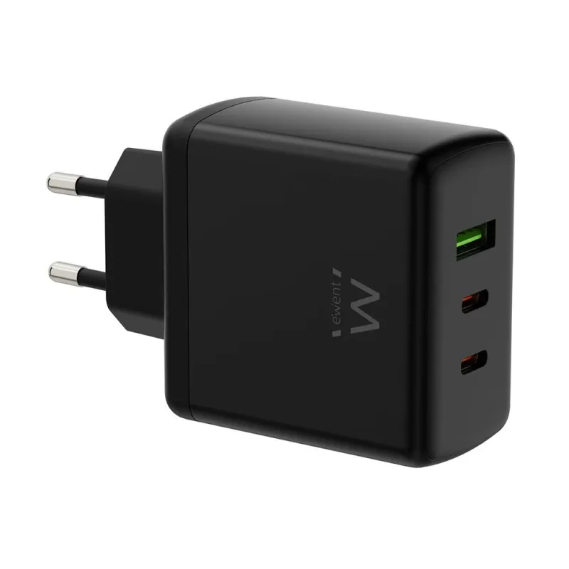 Cargador ewent ew1331 65w 2x usb