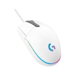 Mouse raton logitech g203 lightsync blanco