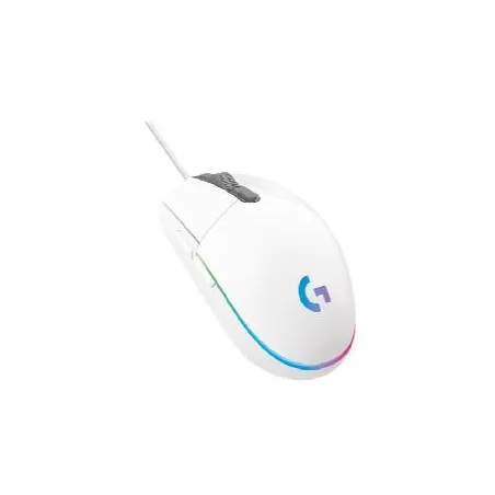 Mouse raton logitech g203 lightsync blanco