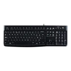 Teclado logitech k120 usb negro en