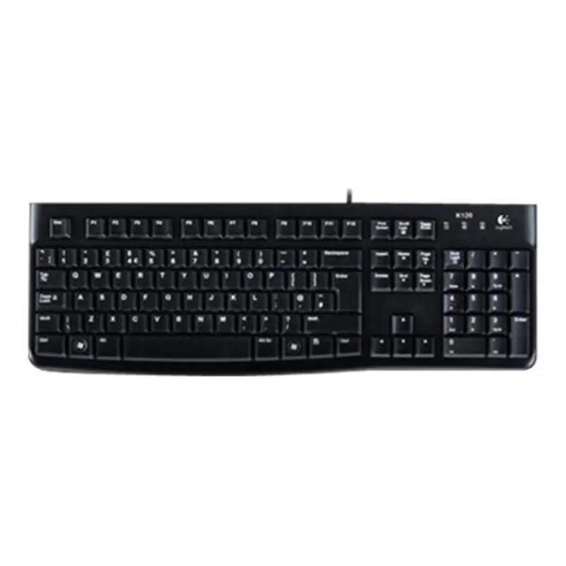 Teclado logitech k120 usb negro en