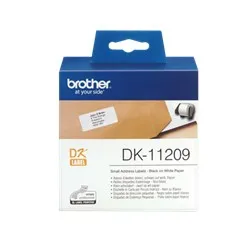 Etiquetas papel precortada brother dk11209 29