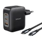 Cargador pared intenso gan w100acc 20w