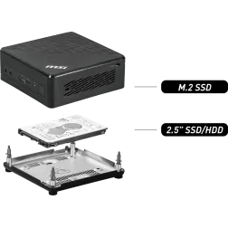 Adaptador hdd mini ordenador msi cubi