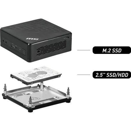 Adaptador hdd mini ordenador msi cubi