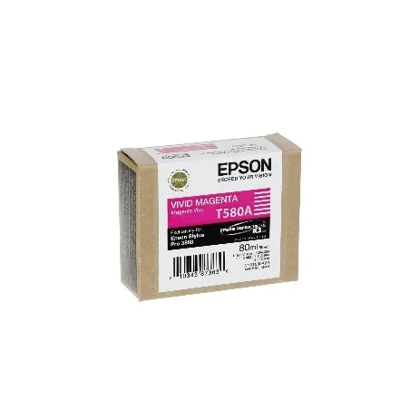 Cartucho tinta epson t580a magenta vivo