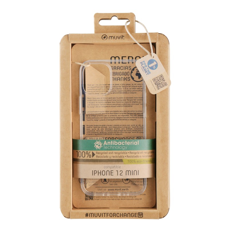 Funda muvit recycletek antibacteriana apple iphone