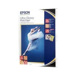Papel epson c13s041944 ultra glossy 13x18