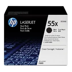 Toner hp 55x ce255xd negro 12500