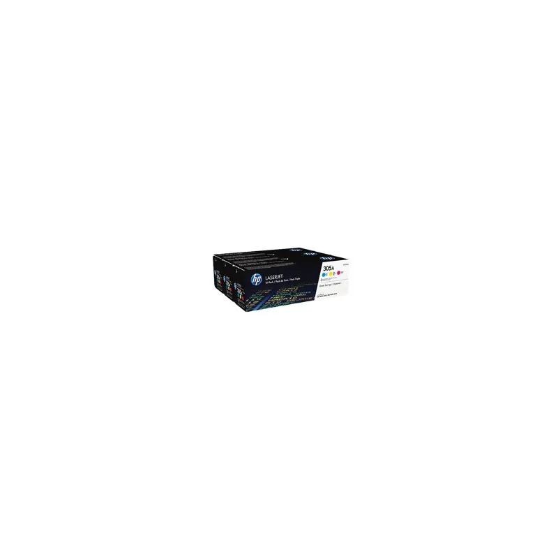 Pack toner cf370am 305a cian - magenta - amarillo