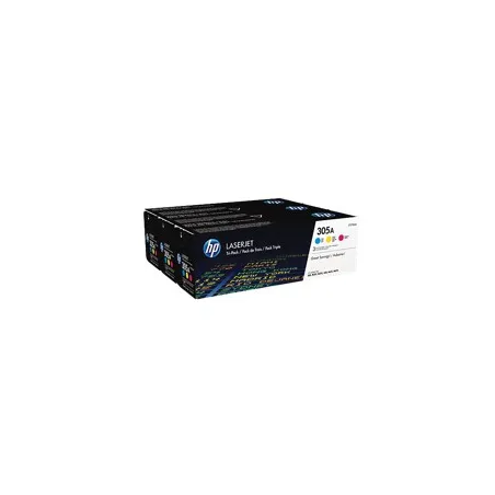 Pack toner cf370am 305a cian - magenta - amarillo